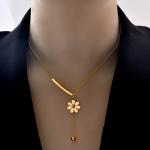 Premium Stainless Steel Daisy Necklace