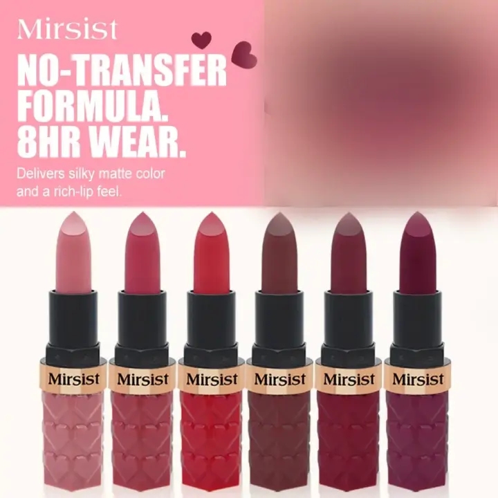 Premium quality Six piece Mirsist lipstick set's
