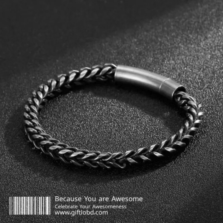 Locomotive Chain Bracelet – Black Edition | Giftlo Exclusive