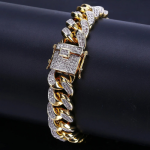 Diamond Cut Cuban Wristband – Gold Edition | Giftlo Exclusive
