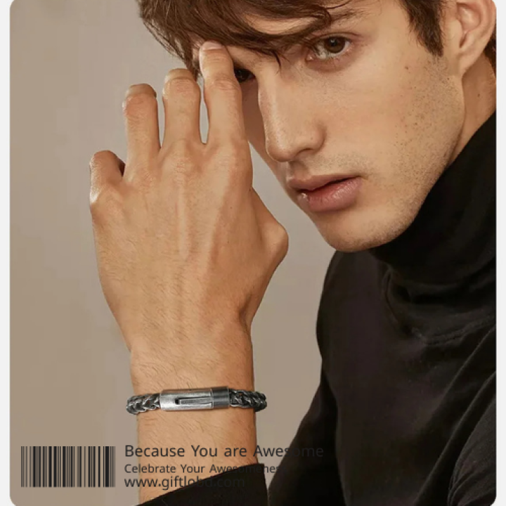 Locomotive Chain Bracelet – Black Edition | Giftlo Exclusive