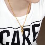 Arrowhead Pendent with Chain – Gold Edition