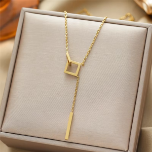 Fadeless Titanium Long Chain Necklace